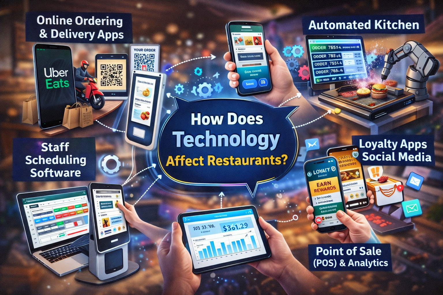 how does technology affect restaurants