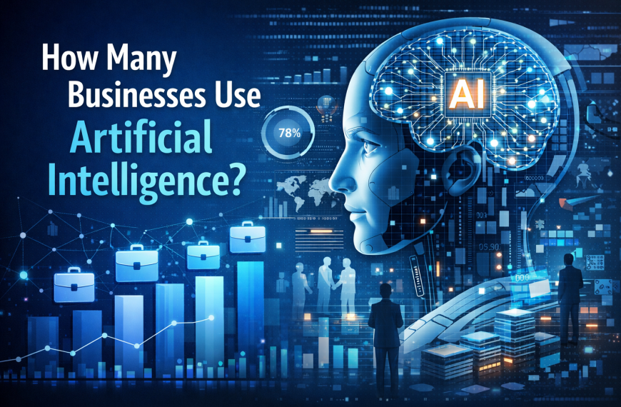 how many businesses use artificial intelligence
