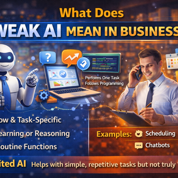 What Does Weak AI Mean in Business? Unlocking Practical AI for Growth in 2026
